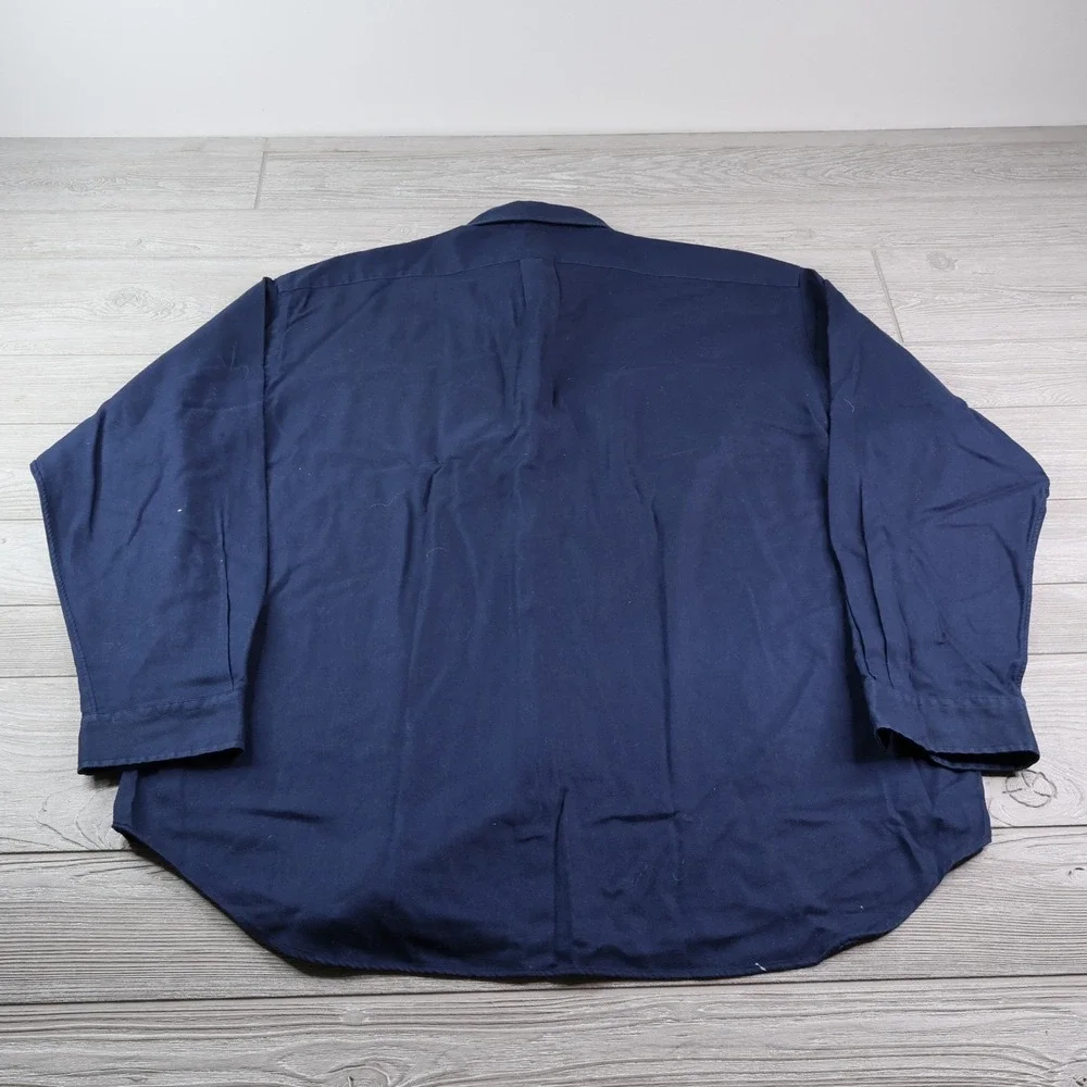 Polo Ralph Lauren Blaire Shirt Men's XL Navy Blue Pony Logo Boxy
